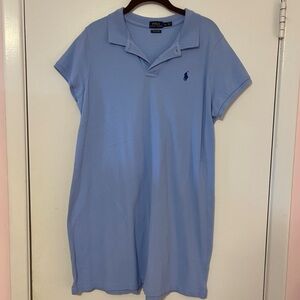 Polo Ralph Lauren - The Mesh Mini - Women’s Dress - Size XL - Light Blue
